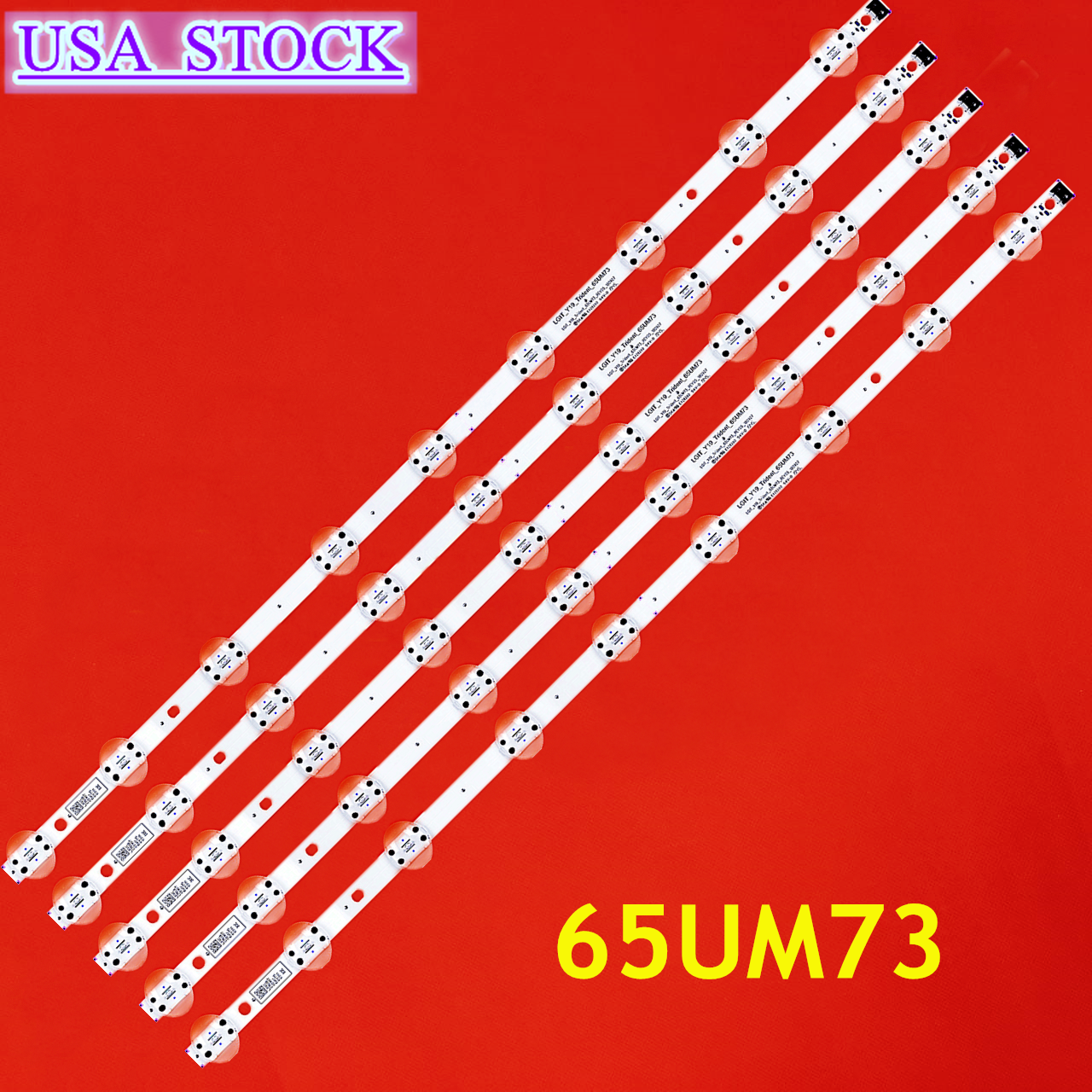5pcs/kit LED Backlight for LG 65UM7300 65UN7300 65UM7400 SSC