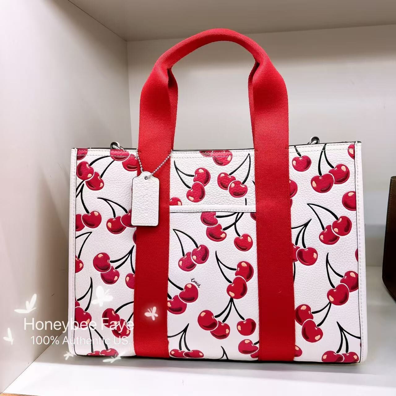【新品未開封】HLT Cherry Tote Bag espresso Amazon.com: Generic Floral Leather Tote Bag For Women Large