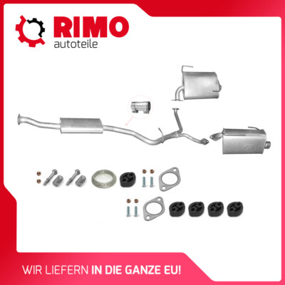 Mittelschalldämpfer Subaru Legacy III Outback 2.0 2.5 3.0 Auspuff Montagesatz