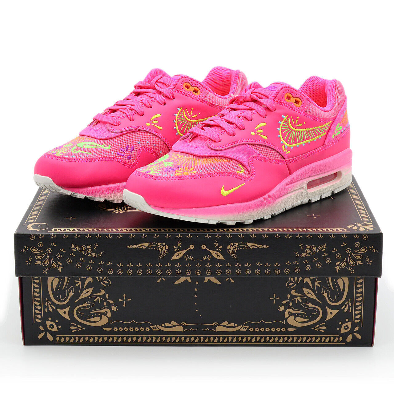 FQ8172-645 Nike Air Max 1 PRM Dia De Muertos Hyper Pink Sail FQ8172-645 Nike Air Max 1 PRM Dia De Muertos Hyper Pink Sail