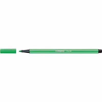 Stabilo Pen 68 Pack of 10 Felt-Tip Pens Medium Tip Esmeralda claro