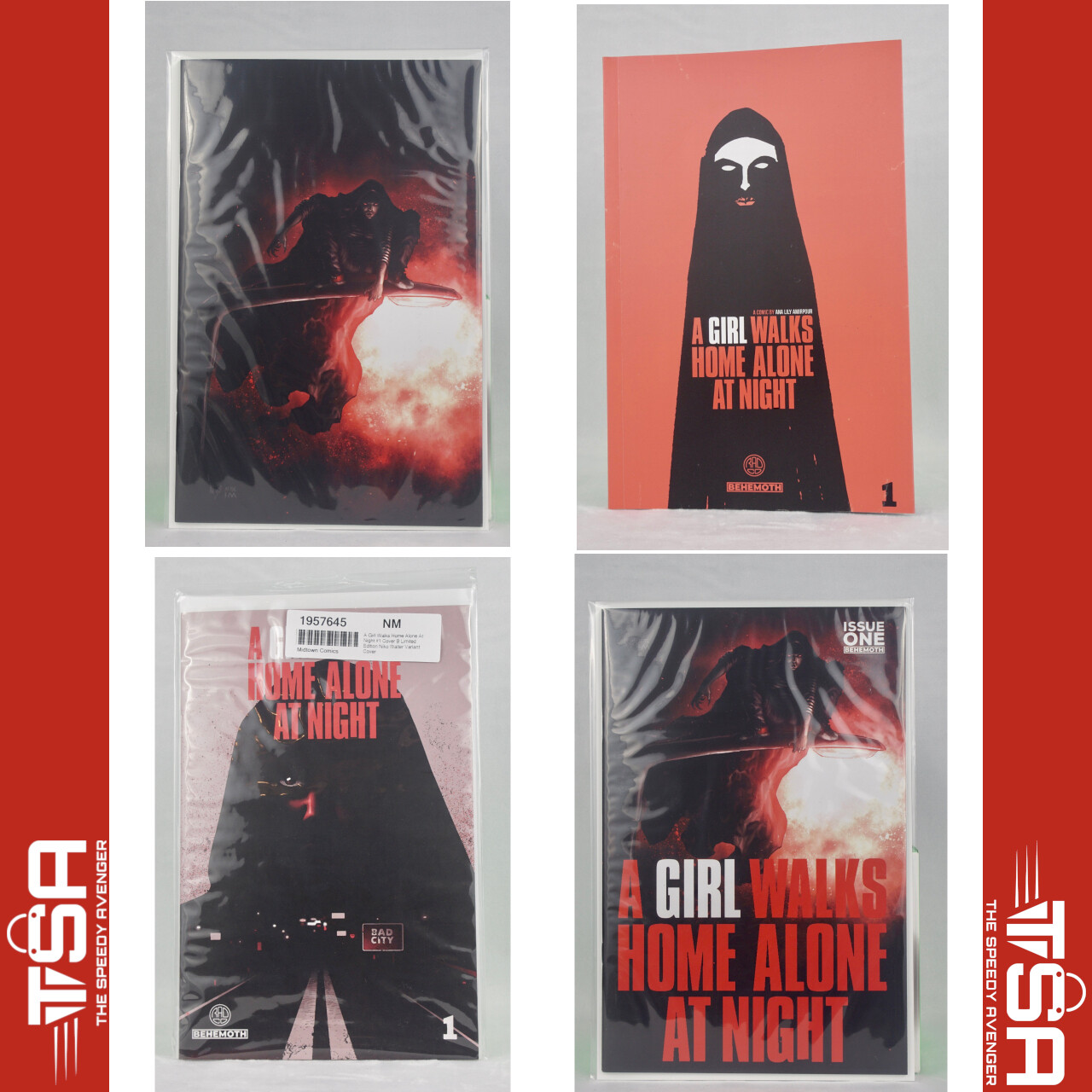 A Girl Walks Home Alone At Night 3 Comic + TPB Set Virgin Trade Trade Paperback