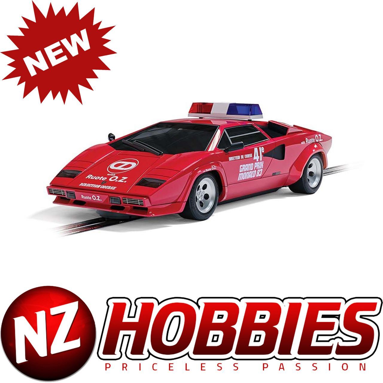 Scalextric C4329 Lamborghini Countach - 1983 Monaco GP Safety Car