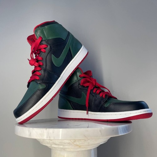 Air Jordan 1 Retro High Green GUCCI Grinch Off Trophy Scott