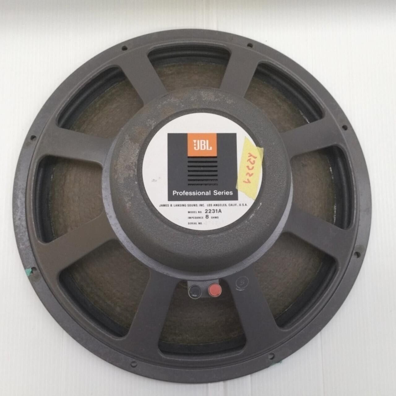 JBL 2231A 380mm Cone Woofer Unit USED JP Speaker unit (pair JBL 2231A 380mm Cone Woofer Unit USED JP Speaker unit (pair