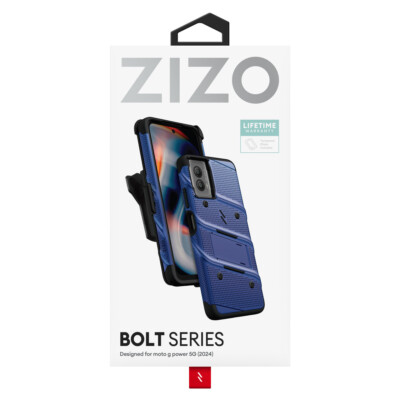 ZIZO BOLT Bundle Moto G Power 5G (2024) Case with Tempered Glass