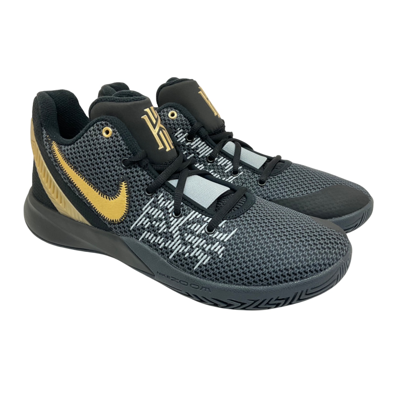 nike kyrie gold and black