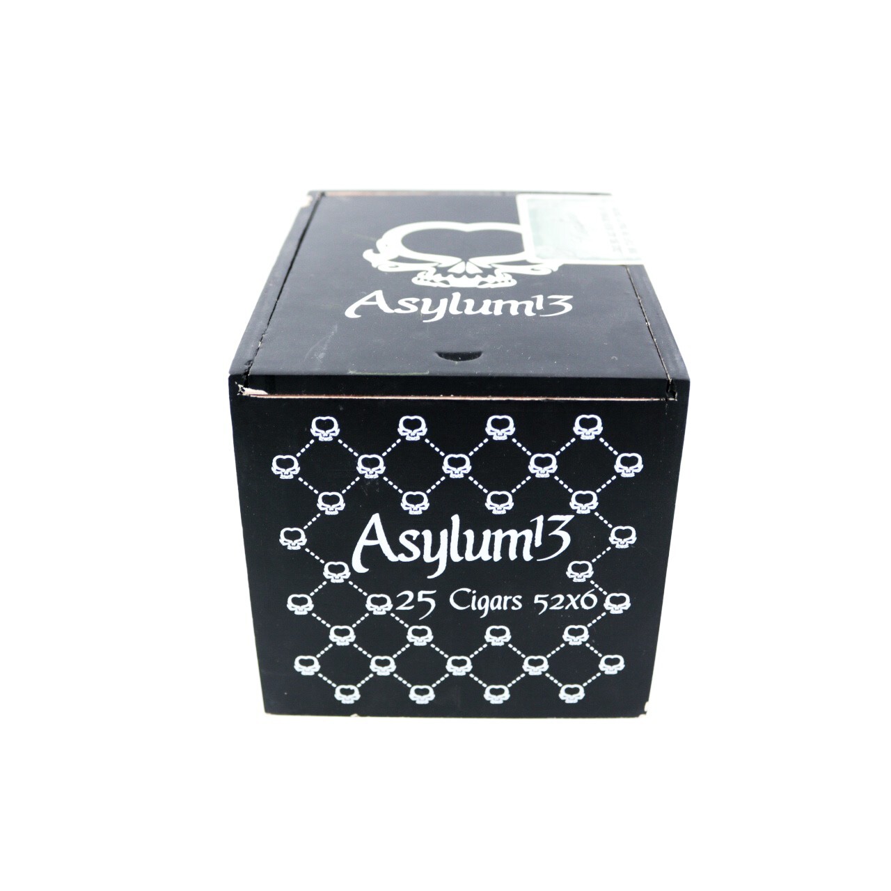Asylum 13 52 x 6 Empty Wood Cigar Box 6.75" x 4.75" x 4.75"