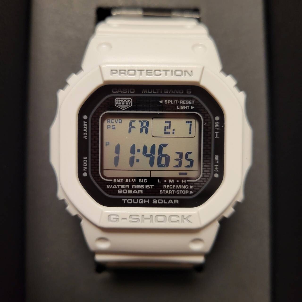 Casio G-Shock GW-5000HS -7JF Monotone color model White Casio G-Shock GW-5000HS -7JF Monotone color model White