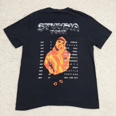 Rare! P-Lo Stunna Tour 2023 Rap Tour Tee Mens Merch T-Shirt, Made in USA. Sz M.