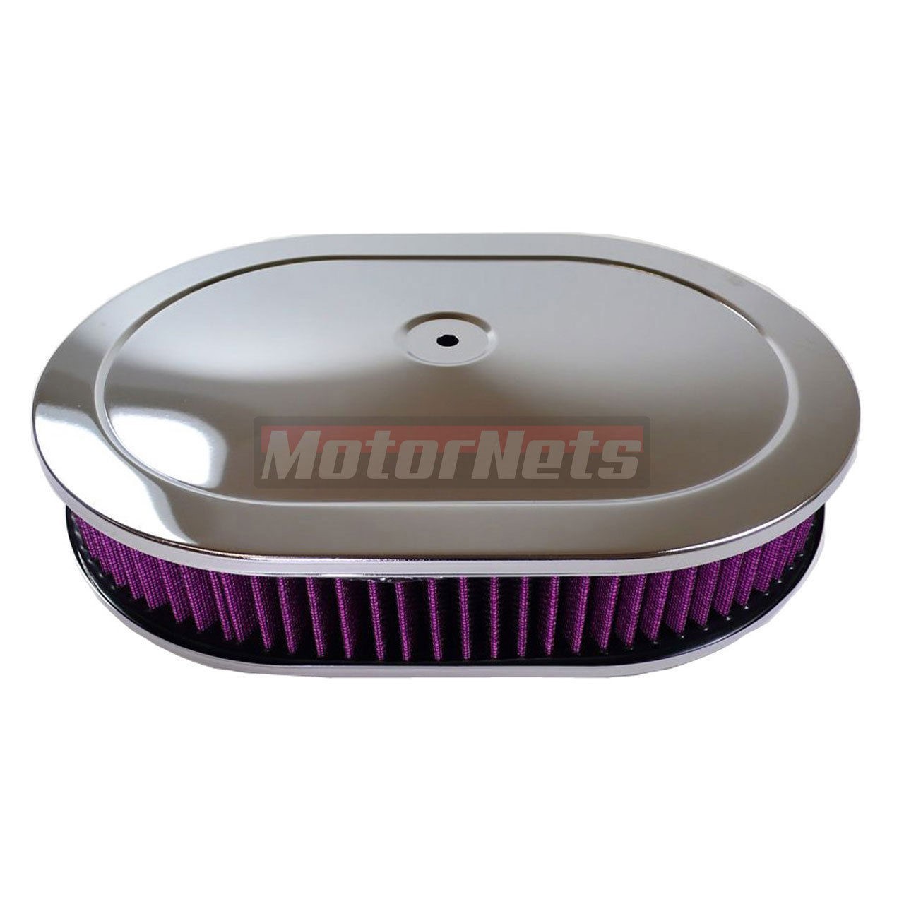 CHROME STEEL 12 X 2 OVAL AIR