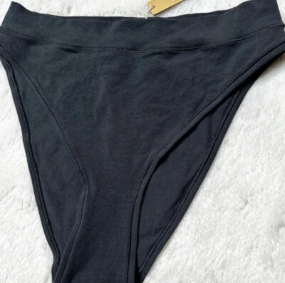 NWT Skims Cotton Jersey Full Brief Soot Women s XS