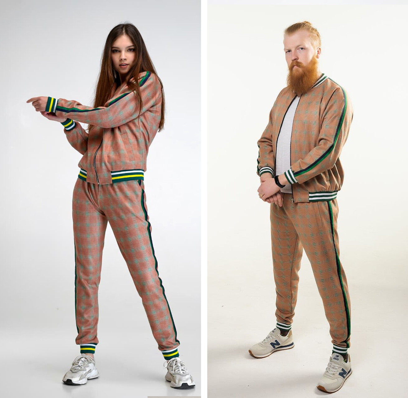 Matching Couple Tartan Tracksuit Set | Couple Tracksuit Set | S, M, L, XL,  XXL | eBay