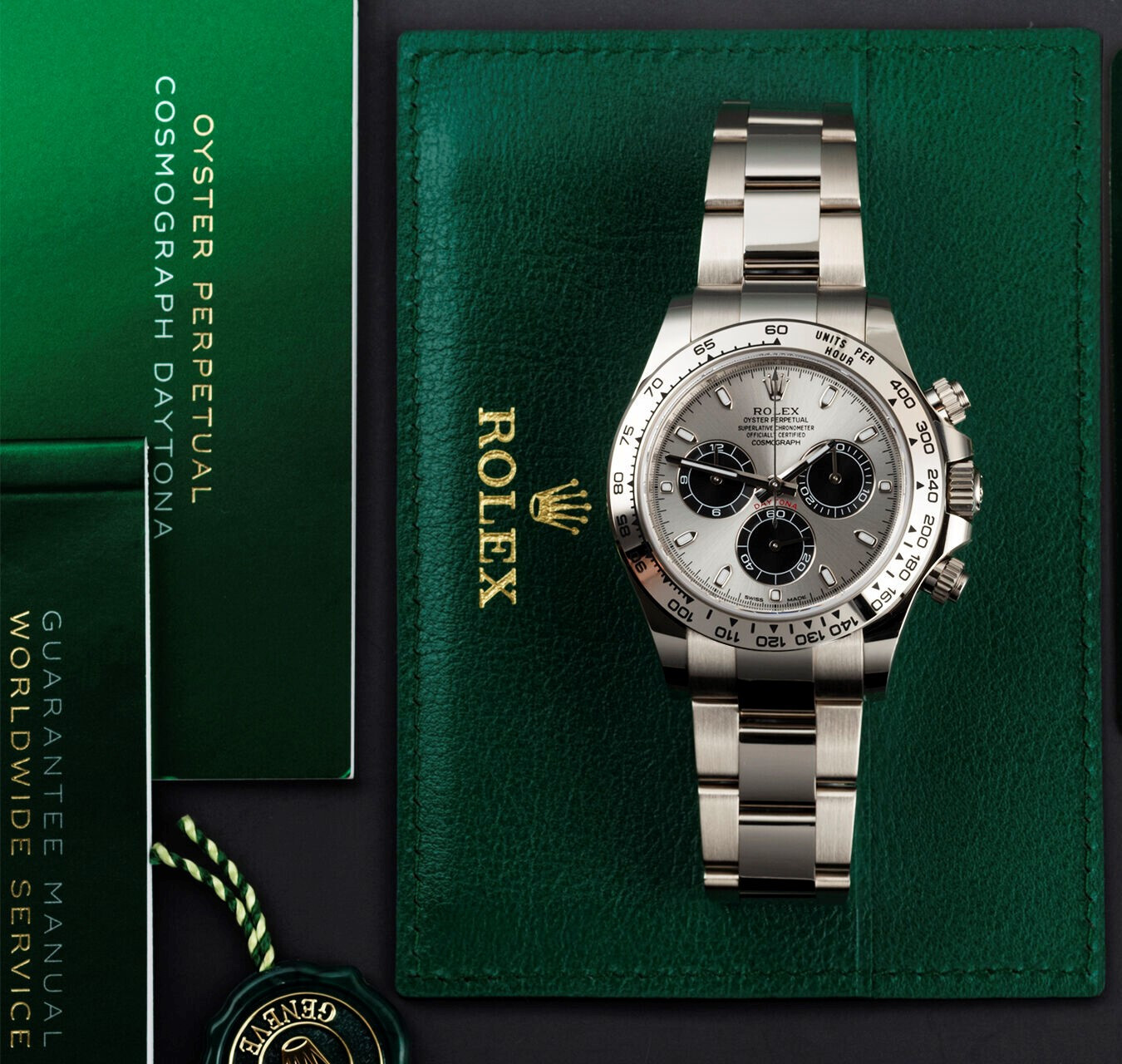 Rolex Daytona Cosmograph 18kt WG 'Steel-Black' Panda Edition Rolex Daytona Cosmograph 18kt WG 'Steel-Black' Panda Edition