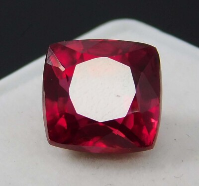 10.90 Ct Natural Certified BURMA Pigeon Blood Red Ruby Unheated Loose Gemstone