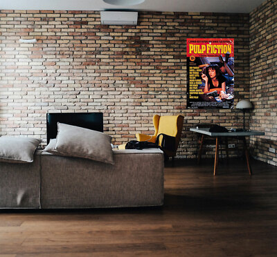 Pulp Fiction - Movie Poster (Regular - Mia Wallace On Bed) (Size: 24" X 36")