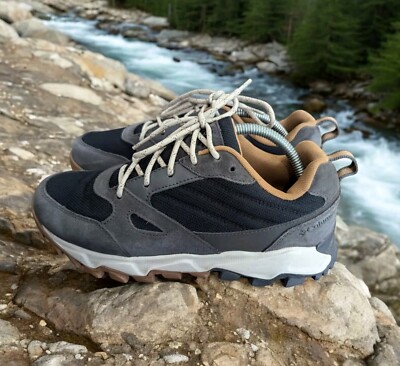 Columbia Women's Black EVO Trail Hiking Waterproof Shoe Size 8 Outdoors Camping
