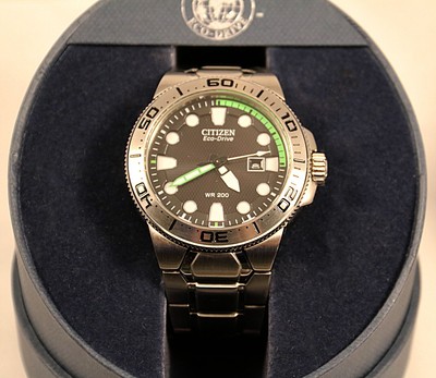 citizen eco drive scuba fin