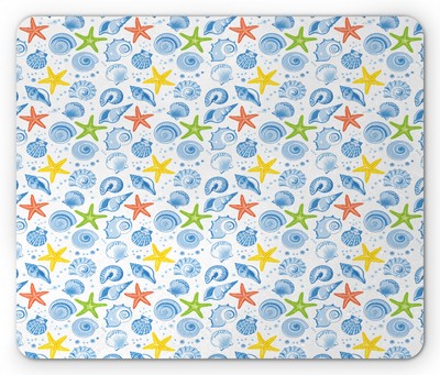 Ambesonne Nautical Theme Mousepad Rectangle Non-Slip Rubber