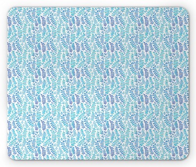Ambesonne Botanical Blossom Mousepad Rectangle Non-Slip Rubber