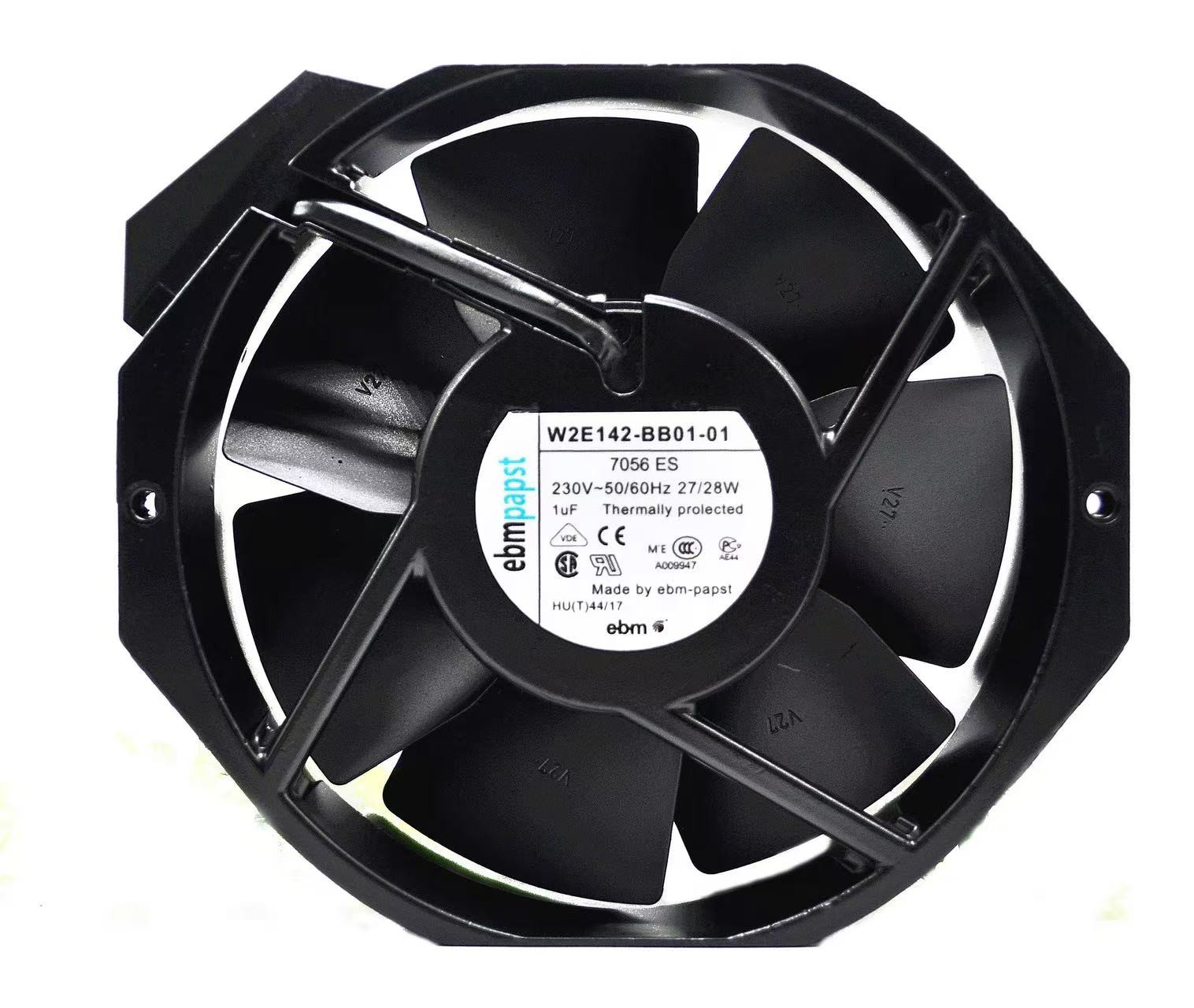 EBM-PAPST W2E142-BB01-01 7056ES Plastic leaf Thermally Prolected Cooling Fan New