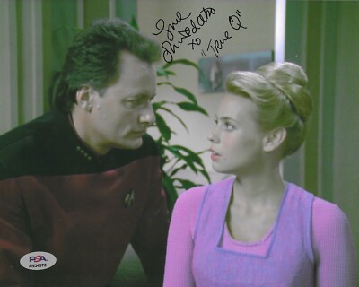 Olivia D'Abo PSA/DNA Signed 8x10 Photo Autographed Star Trek Next Generation TNG