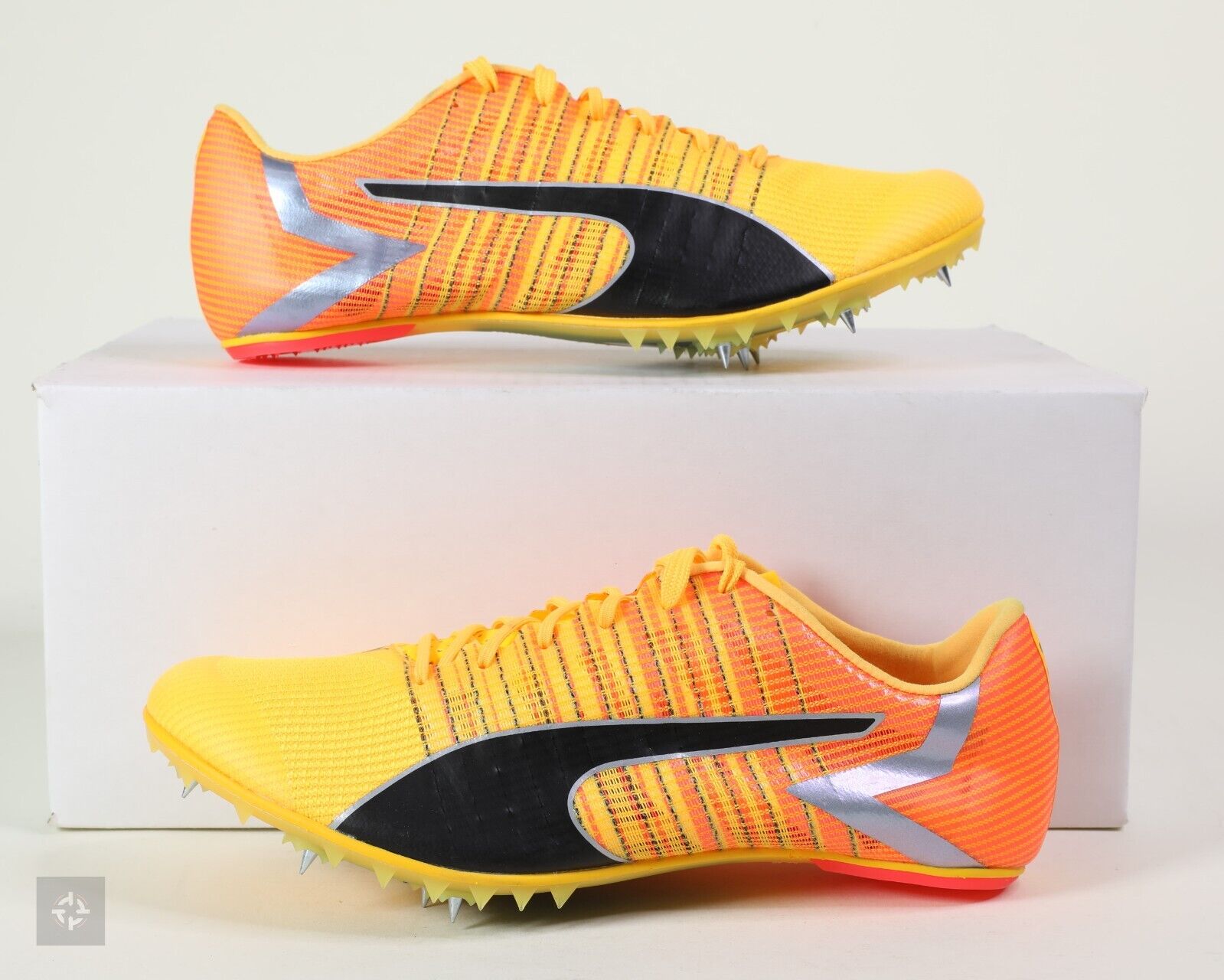 Puma evoSpeed Tokyo Future 4 Orange Track Spikes Men's Size Puma evoSpeed Tokyo Future 4 Orange Track Spikes Men's Size