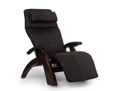 Espresso Leather PC LIVE PC-610 Human Touch Zero Gravity Perfect Chair Recliner