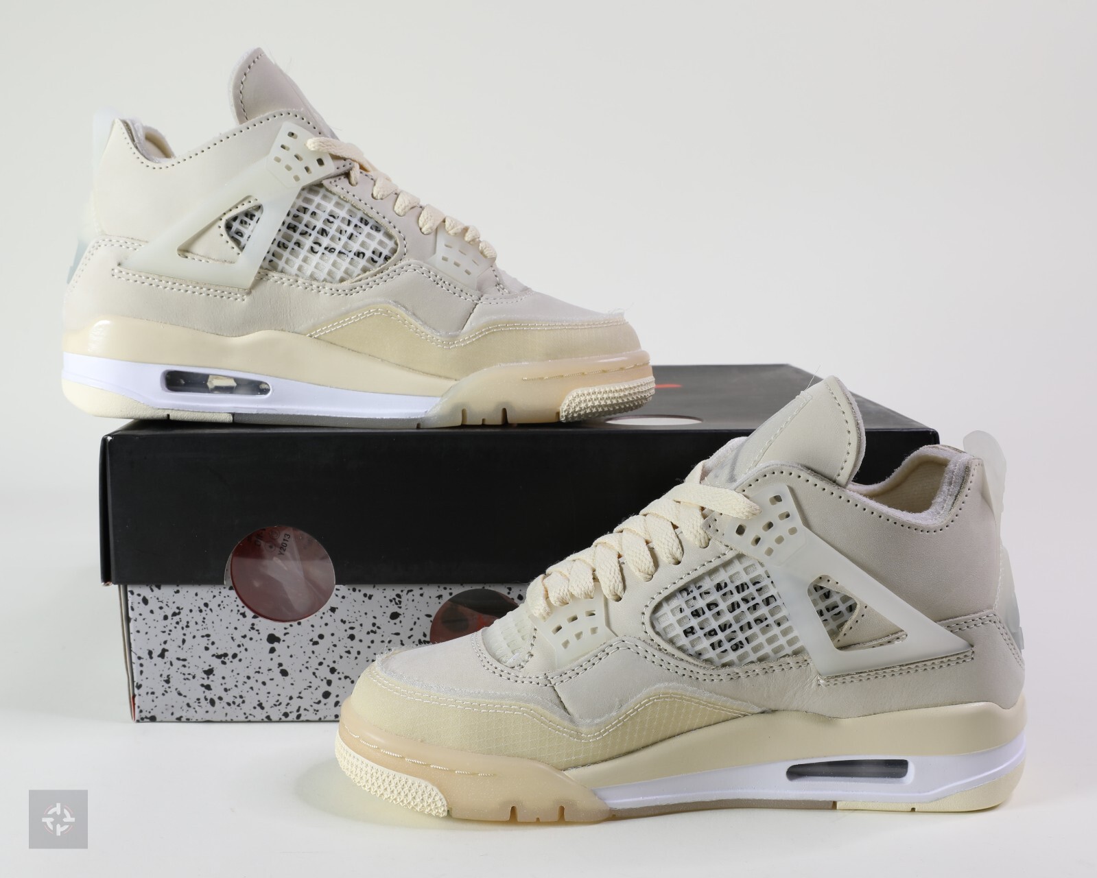 Pre-owned Jordan Nike Air  4 Retro Off-white Sail 2020 Shoes Women's Size 5 (cv9388-100)