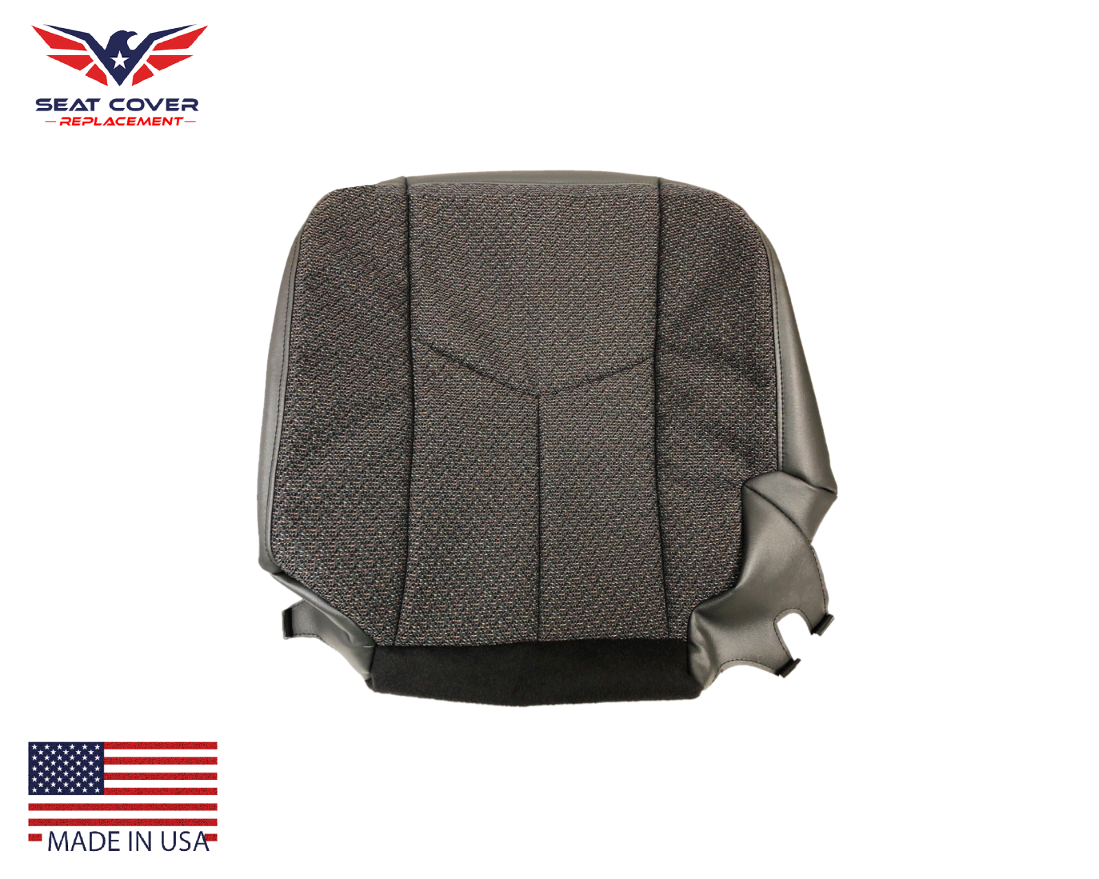 2003 2004 2005 Chevy Silverado Work Truck Gray Fabric Driver Base Seat Cover
