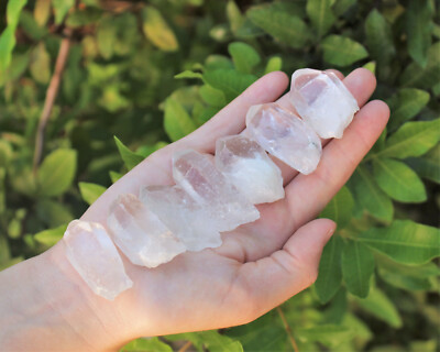 LARGE Clear Quartz Crystal Points, Choose Size 1-7'' A Grade Natural Quartz Point