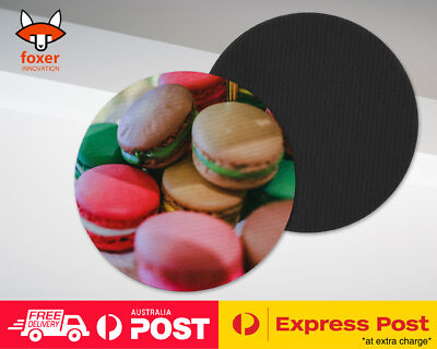 COASTER COFFEE DRINKING MAT|SWEET COLORFUL MACARON BISCUIT #1