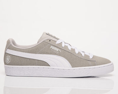 

Puma Suede RE:Style Мужские серые белые повседневные спортивные кроссовки для образа жизни, Серый, Puma Suede RE:Style