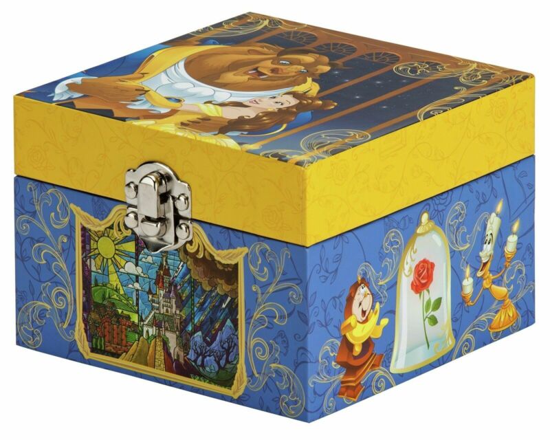 Disney Beauty And Beast Musical Jewellery Box - 725/5470  -  Brand New In Box