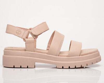 

Женские сандалии Timberland Wmns London Vibe с ремешком на щиколотке светло-розового цвета с полным зерном, Розовый, Timberland Wmns London Vibe Ankle-strap Sandal