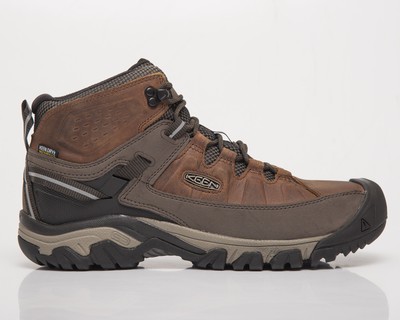 

KEEN Targhee III Waterproof Mid Men каштан/мульча, Коричневый, KEEN Targhee III Waterproof Mid