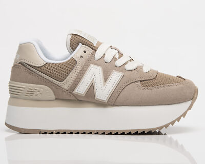 

New Balance Wmns 574 Stacked Женские коряги/белый, Коричневый, New Balance Wmns 574 Stacked