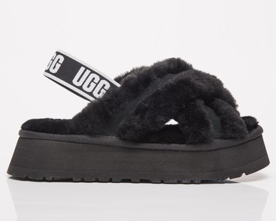 Женские UGG Wmns Disco Cross Slide черный