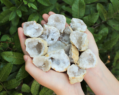 Break Your Own Geodes Gift Box (4 LARGE pcs) Unopened Moroccan Crystal Geodes