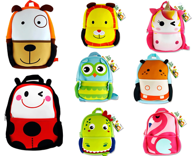 Kids Animal Character Bags Toddlers Nursery School Backpack Girls Boys  Rucksack