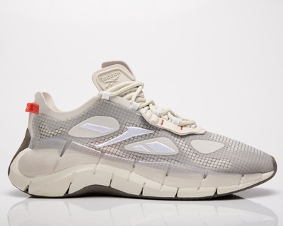 

Мужские низкие кроссовки Reebok Zig Kinetica II Concept 1 Morning Fog Grey Orange, Бежевый, Reebok Zig Kinetica II Concept 1