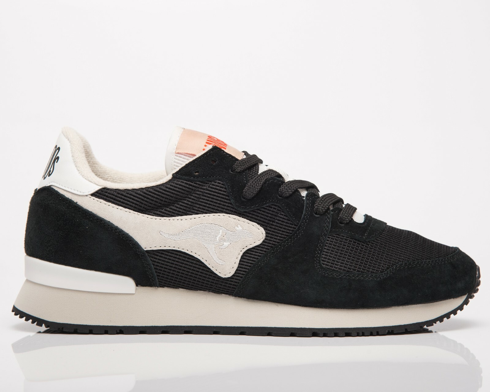 Мужские кроссовки KangaROOS Aussie Ying & Yang Jet Black White для низкого стиля жизни