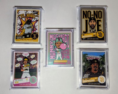 2024 San Diego Padres Limited Player Pin Set of 5: Tatis Manny HS Kim Joe Campy