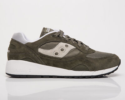 Saucony Shadow 6000 унисекс мужские женские зеленые серебряные повседневные кроссовки Lifestyle