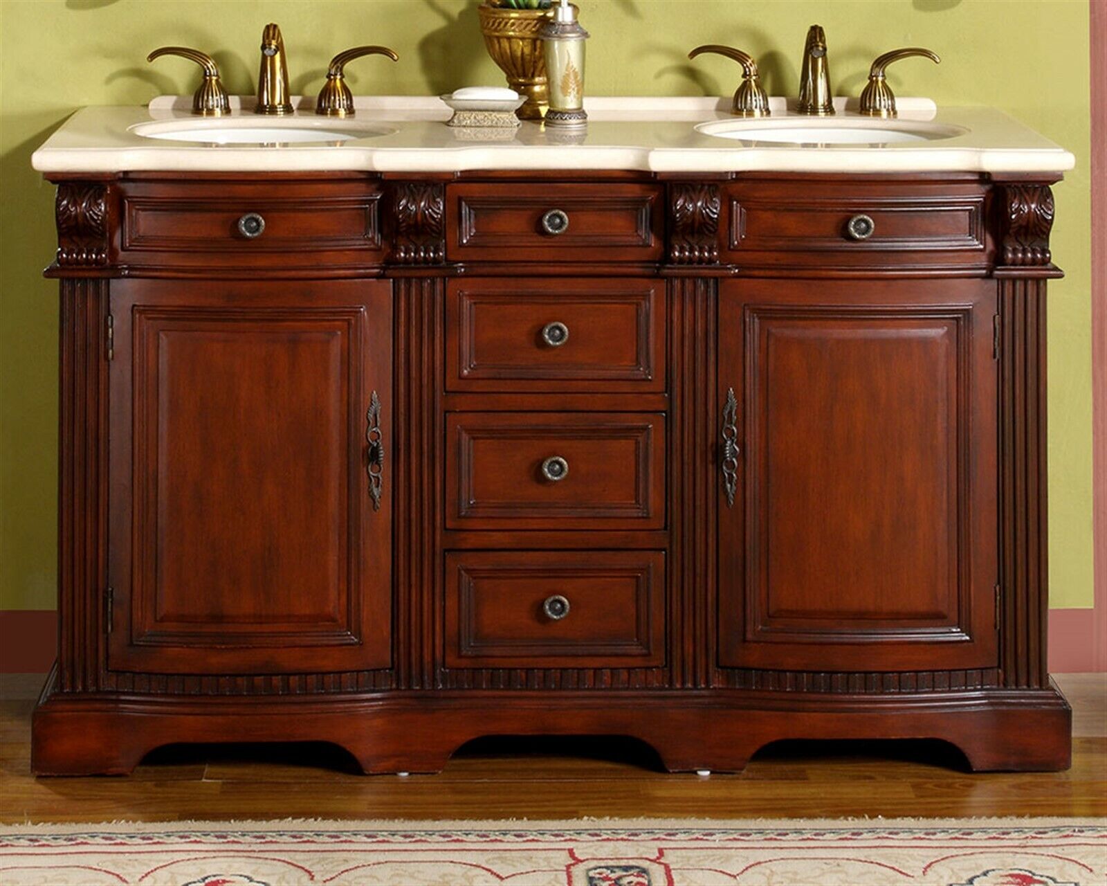 58 Inch Bathroom Vanity Cabinet