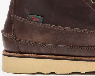 Pre-owned G.h. Bass & Co. G.h. Bass & Co Camp Iii Ranger Pull Up Men Chocolate In Brown
