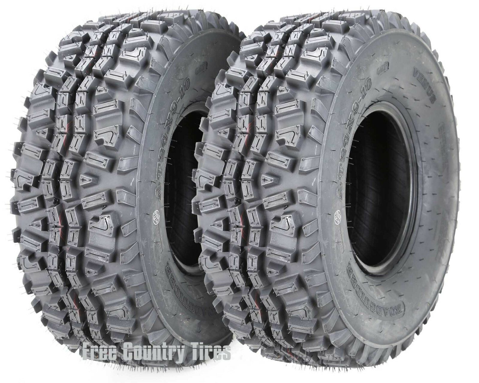 Set 2 ROAD GUIDER ATV/UTV tires 24x910 24x9x10 6PR eBay