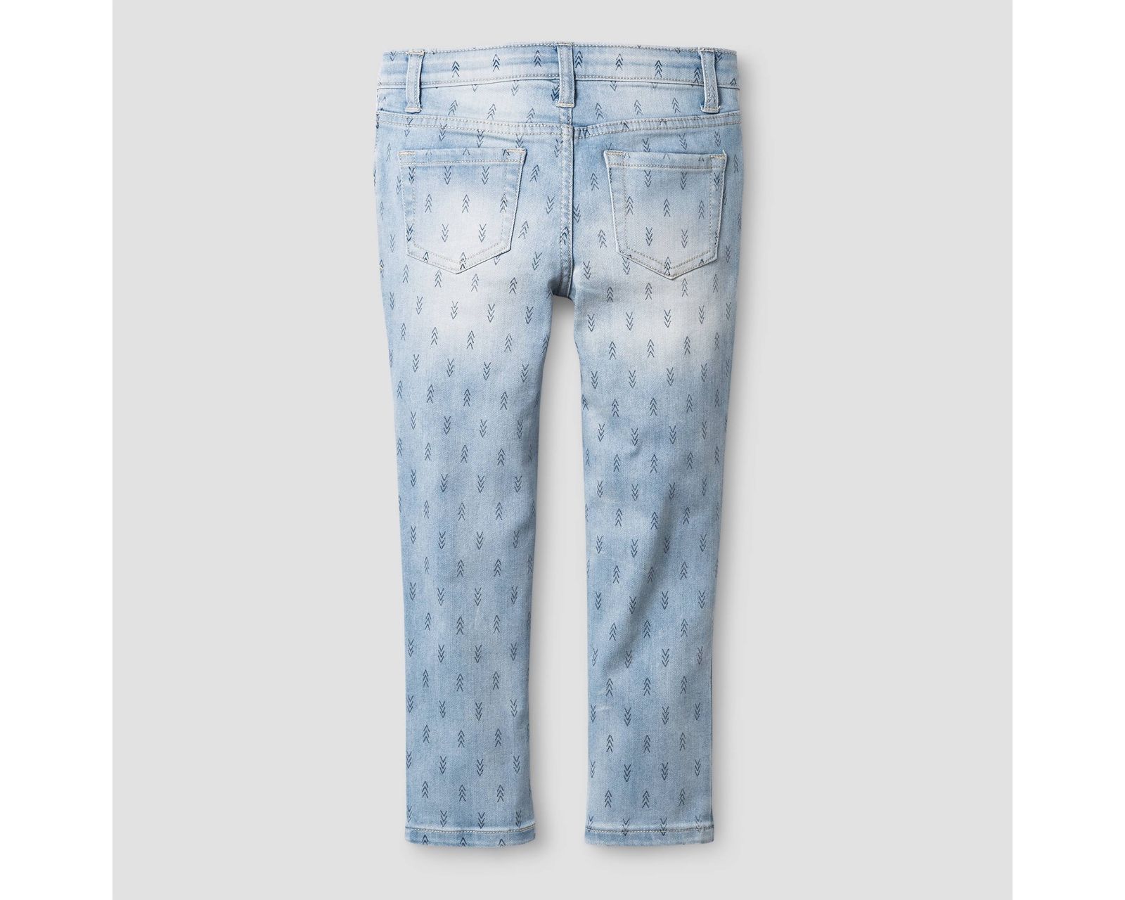 NWT Cat & Jack Girls' Light Blue Denim Super Skinny Stretch Jeans Size: 14