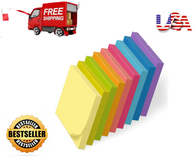 Post It Notes Pop-Up, Sticky Notes, 3X3 Inches, 9 Pads, Bright Colors Self-St...
