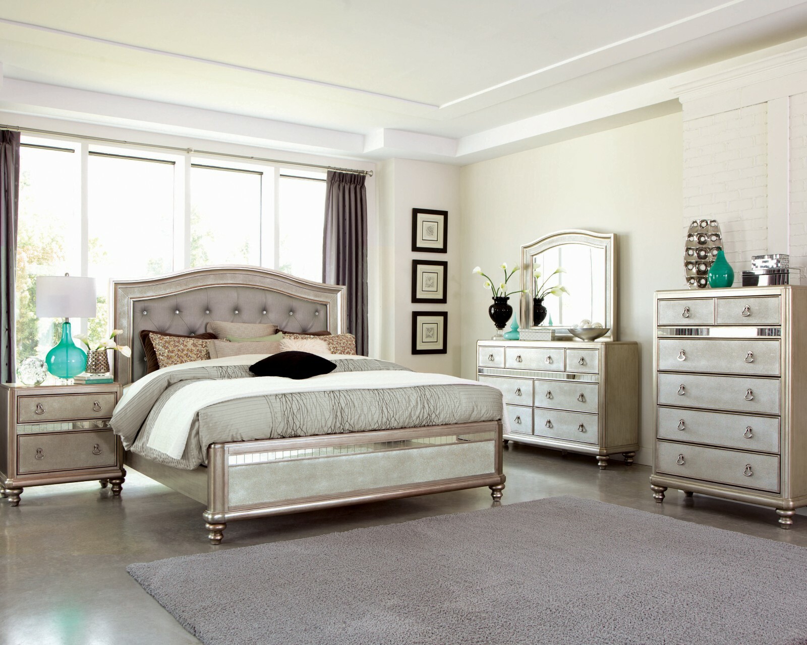 Headboard Silver Coaster 204181q-s5